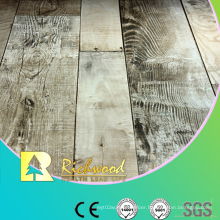 Household 8.3mm E1 AC3 Embossed Walnut V-Grooved Waterproof Laminate Floor